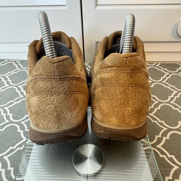 Skechers Bikers Contained Sneakers Women 8 Brown Relaxed Fit Suede Leather - Picture 9 of 10